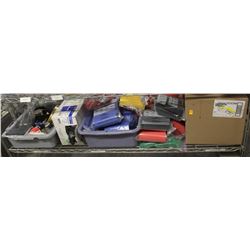 SHELF OF ASSORTED OF BAR ITEMS