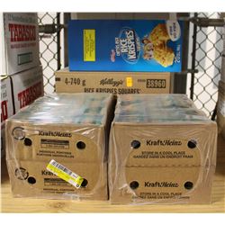 5 BOXES OF RICE KRISPIE OF SQUARES & 2 CASE OF