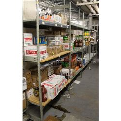 9 THREE SHELF SECTION OF EZ-RECT RACKING