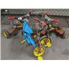 Image 1 : LOT OF 3 KDAY USED TOOLIN' ROUND TRICYCLES