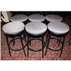 Image 1 : GROUP OF 6 BAR STOOLS