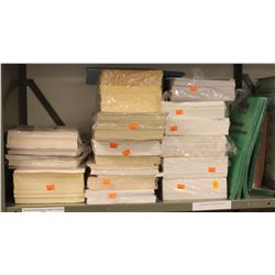 SHELF OF ASSORTED WATERMARKED & CLASSIC LINEN