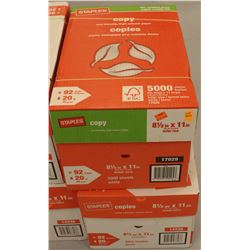 2 CASES OF LETTER SIZE WHITE PRINTER PAPER