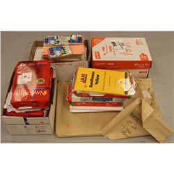 3 BOXES OF VARIOUS PAPER