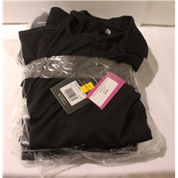 5 NEW MEN'S SMALL ON-TOUR MORENO POLOS-BLACK