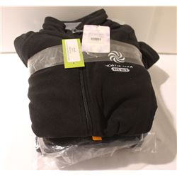 3 NEW WOMEN'S XS DEERLAKE ZIP-UP FLEECE SWEATERS