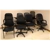 Image 1 : 7 ASSORTED OFFICE CHAIRS & ONE RECEPTION CHAIR