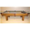 Image 1 : 4FT X 8FT DUFFERIN POOL TABLE W/ BALLS, 4 CUES