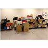 Image 1 : 4 PALLETS OF ASSORTED OFFICE CONTENTS
