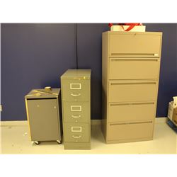 LETTER & LATERAL FILING CABINET & STORAGE CABINET