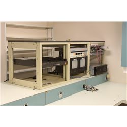 AUDIO VIDEO COMPONENTS W/ RACKS