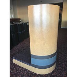 WOODEN PODIUM WITH BUILD IN BASE