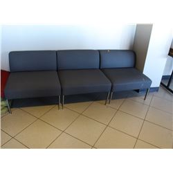 3 GREY LOUNGE CHAIRS