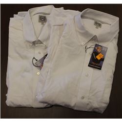 2 NEW LARGE K-DAYS CINCH SHIRTS - WHITE