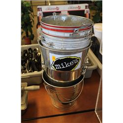 APPROX. 19 BRANDED ICE BUCKETS