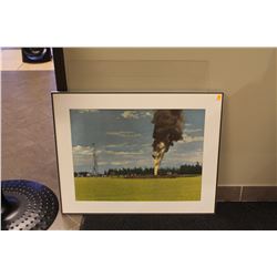 FRAMED LEDUC NO. 1 PRINT