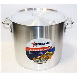 OMCAN 24 QT ALUMINUM STOCK POT WITH LID