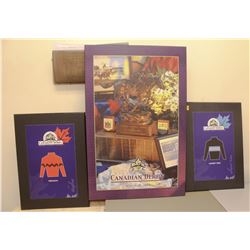 2  WOOD PANEL CANADIAN DERBY TEAM SWEATER &