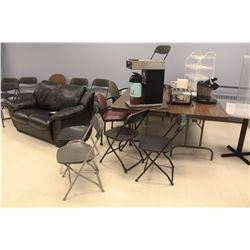 ROOM CONTENTS, INCLUDING, BUNN COFFEE MAKER,KEURIG