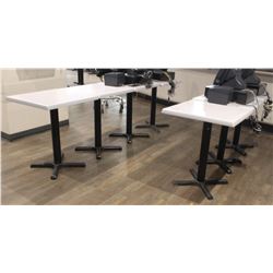 7 SINGLE PEDESTAL TABLES