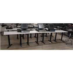 11 DOUBLE PEDESTAL TABLES