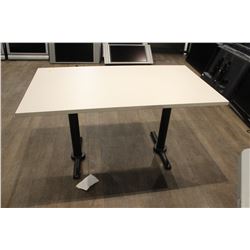 1 DOUBLE PEDESTAL TABLE