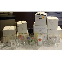 COLLECTOR SET OF MOSTLY CANADIAN DERBY GLASSES