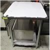 STAINLESS WORK TABLE 30"X36" NEW