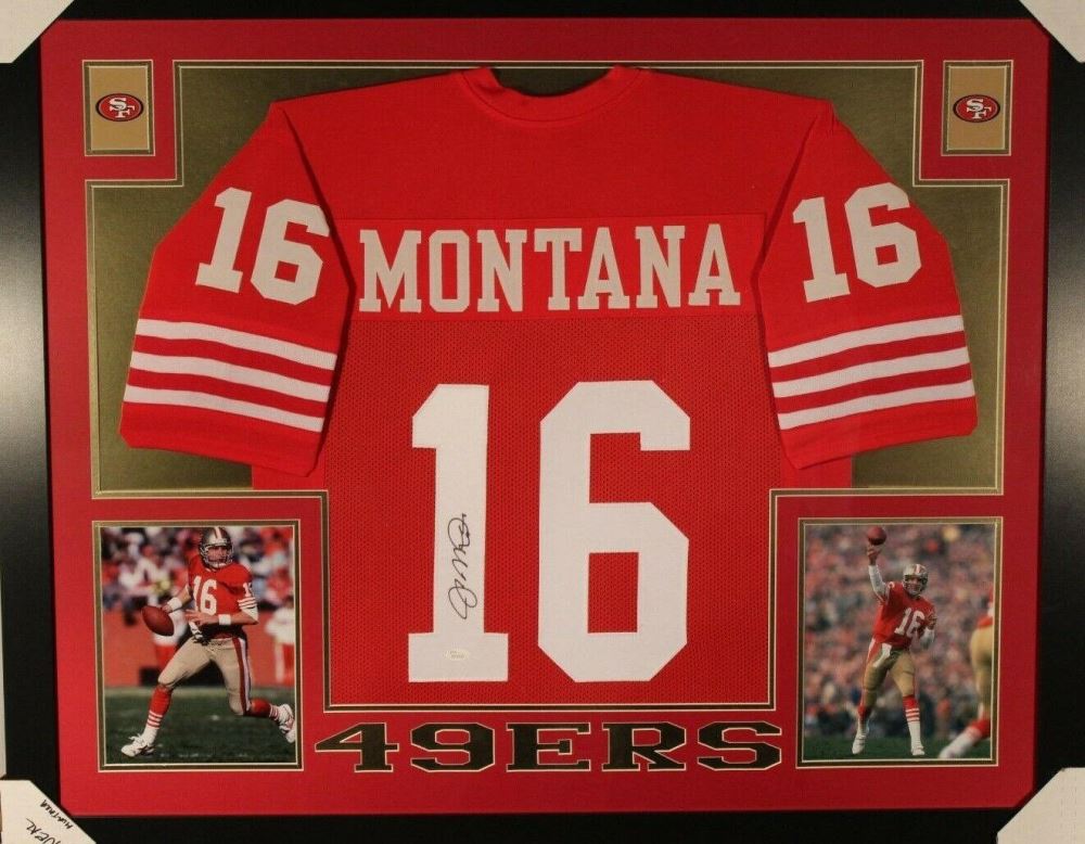 black and red joe montana jersey