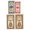 Image 1 : China Lot of 4 different coupons, Lottery Tickets or Paper Money, ca.1950-60s.