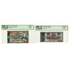 Image 1 : British Linen Bank, 1962 & 1963 Specimen Banknote Pair.