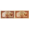 Image 1 : Bank Melli Iran. AH1316-AH1317 (1938). Issued Banknote Pair.