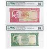 Image 1 : Central Bank of Jordan. L.1959 (1965). Pair of Issued Banknotes.