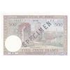 Image 2 : Banque d'Etat du Maroc. 1949. Specimen Banknote.