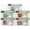 Image 2 : Qatar Central Bank. ND (2003). Set of 5 Specimen Banknotes.