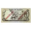 Image 2 : Bank of Sudan. 1970. Specimen Note.