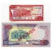 Image 1 : Bank of Sudan. 1971-1972. Pair of Specimen Notes.