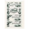 Image 1 : Pioneer Association 1850's (ca.1970's), Uncut Sheet of 4 Proprietary Progress Proofs.