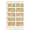 Image 2 : Knapp, Stout & Co. Uncut Pane of Wisconsin Obsolete Scrip Notes.