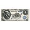 Image 1 : High Bridge, NJ. The First National Bank of High Bridge, $5, 1882 Value Back, Ch#5333 E, Fr#537.
