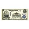 Image 2 : Hillsdale National Bank, 1902 PB, $5, Charter #12902 National Bank Note.