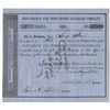 Image 1 : Lucy Stone Autograph on 1855 Providence & Worcester Railroad Co. Stock Certificate.