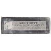 Image 1 : Security Bank Note Co. ND. Printing Plate for Advertising Piece.