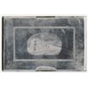 Image 1 : Security-Columbian US Banknote Co. ND (ca. 1940-70's. ). Train Vignette Printing Plate.