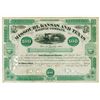 Image 1 : MKT 1880 Issued Stock Certificate Signed by Jay Gould as President.