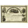 Image 1 : Manufacturers & Traders Bank, 1858 Issued Stock Certificate