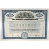 Image 1 : The Lehman Corporation, 1989 Specimen Stock Certificate.