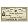 Image 1 : Napa and Sonoma Wine Co., ca.1870 Stock Certificate with Jacob Berringer Signature.
