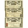 Image 1 : Staten Island Horse Railroad Co., 1868 Issued Stock Certificate Trio.