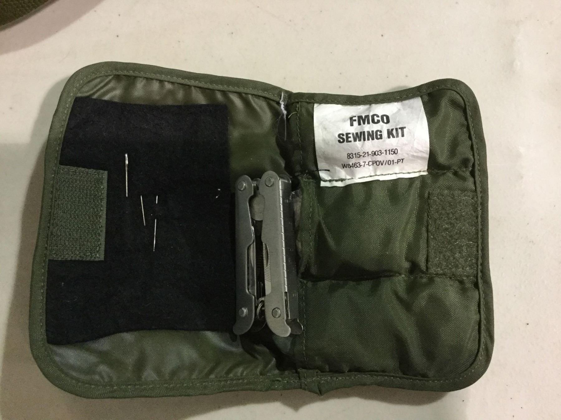 Army issue FMCO sewing kit